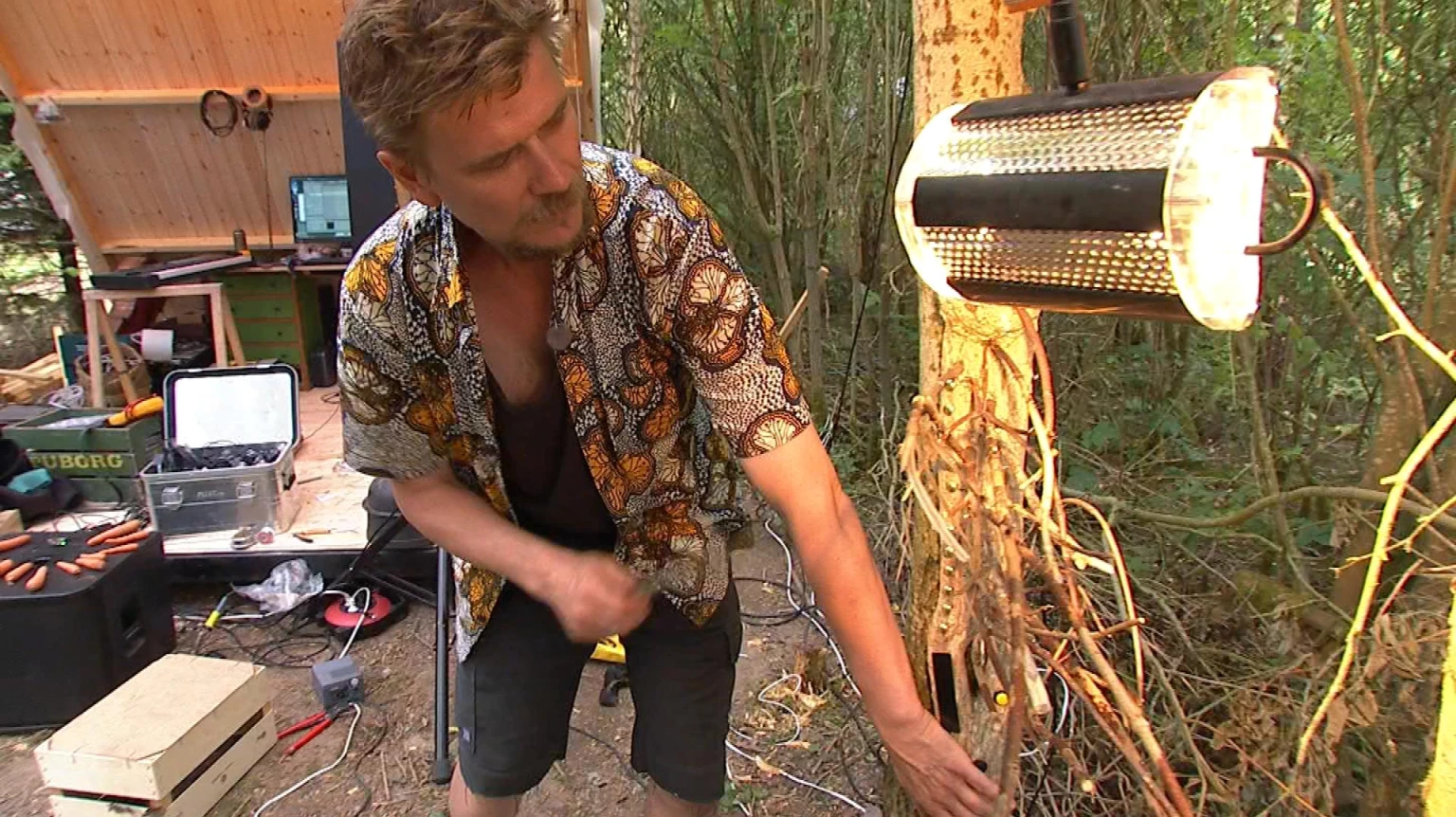 Sound experiment workshop at Stjerner Over Farø Festival