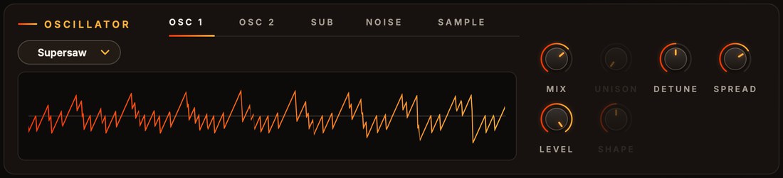 The Supersaw oscillator