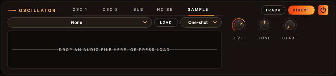 The Sample tab