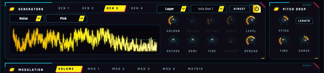 A generator set to Noise
